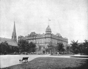 Windsor Hotel, Montreal, Canada, c1900. av Unbekannt
