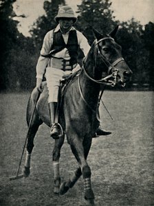 Winston Churchill spiller polo, 1920-tallet, 1945. av Unbekannt