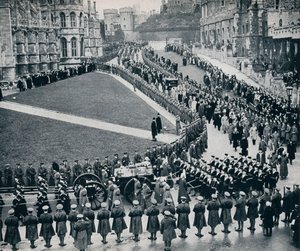 Innenfor murene til historiske Windsor Castle, 1936 av Unbekannt