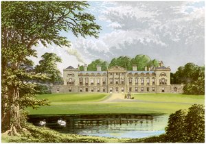 Woburn Abbey, Bedfordshire, hjemmet til hertugen av Bedford, c1880 av Unbekannt