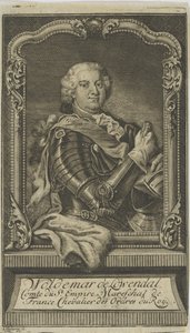 Woldemar Freiherr von Löwendal 1660-1740, før 1748. av Unbekannt