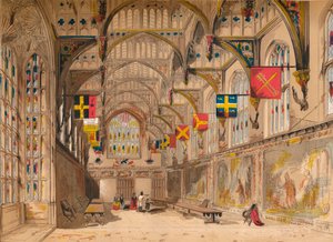 Wolseys Hall, Hampton Court, 1845 av Unbekannt