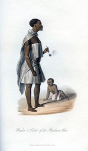 Woman & Child of the Bushman Race, 1848 av Unbekannt
