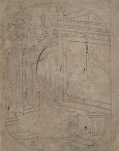 Kvinne som forlater sin elsker, ca. 1790-1820. av Unbekannt
