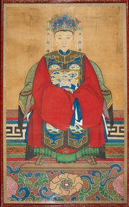 Kvinne kledd som kone til en tjenestemann, 1800-tallet, 1801 - 1900 av Unbekannt