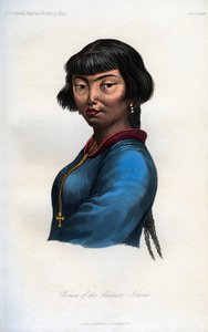 Kvinne fra Aleutiske øyer, 1848 av Unbekannt