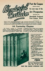 Wonderful Britain bokreklame, 1935 av Unbekannt