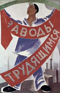 Arbeidere til fabrikkene, 1920 av Unbekannt