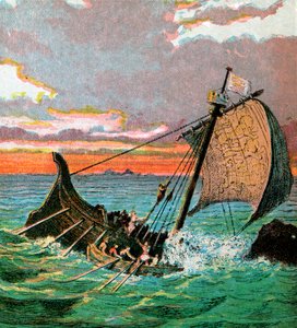 Wreck Of The White Ship, 1120, c1850 av Unbekannt