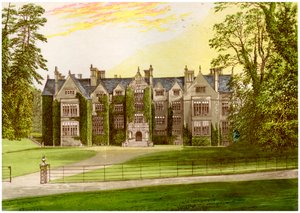 Wroxton Abbey, Oxfordshire, hjemmet til North-familien, c1880 av Unbekannt