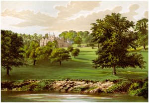 Wyaston Leys, Herefordshire, hjemmet til Bannerman-familien, c1880 av Unbekannt