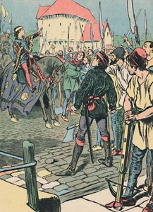 Young King Richard Quells the Rebellion, c1907 av Unbekannt