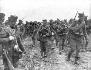 Unge serbiske rekrutter, 1914 av Unbekannt
