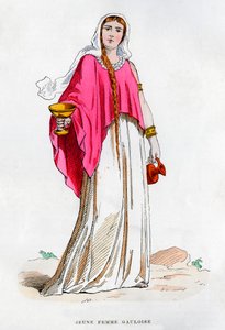 Ung kvinnelig Gallia, 1882-1884 av Unbekannt