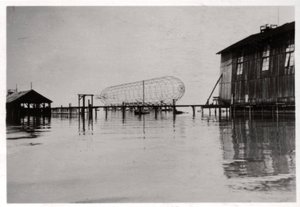 Zeppelin LZ 6 under bygging, Tyskland, 1909 1933 av Unbekannt