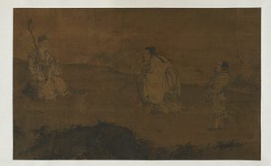 Zhongli Quan søker etter Dao, Ming-dynastiet, 1400-tallet. av Unbekannt