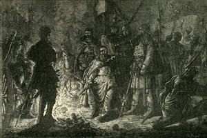 Ziska og hussittene, 1890. av Unbekannt