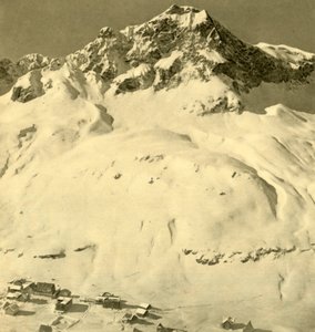 Zürs og Hasenfluh-toppen, Vorarlberg, Østerrike, c1935. av Unbekannt