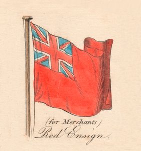 for Merchants Red Ensign, 1838 av Unbekannt