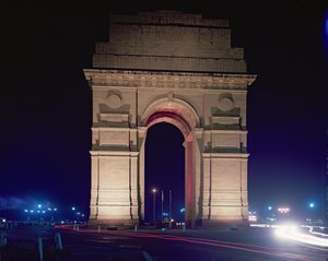 All India War Memorial Arch, New Delhi av Sir Edwin Lutyens (1869-1944) av Unbekannt Unbekannt