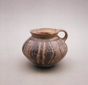 Kinesisk keramikkkrukke, ca. 2500 f.Kr av Unbekannt Unbekannt