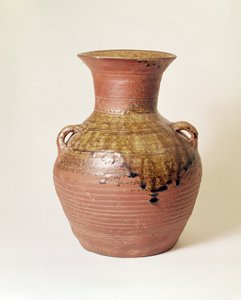 Krukke fra Han-dynastiet (206 f.Kr.-220 e.Kr.). Proto porselen av Unbekannt Unbekannt