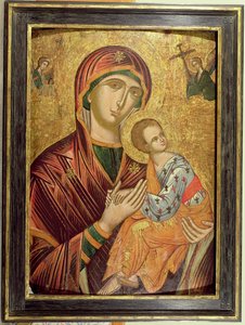 Mother of God of the Passion, gresk ikon fra Kreta, tidlig på 1500-tallet av Unbekannt Unbekannt