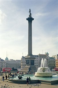 Nelsons Column, bygget 1840-43 av Unbekannt Unbekannt