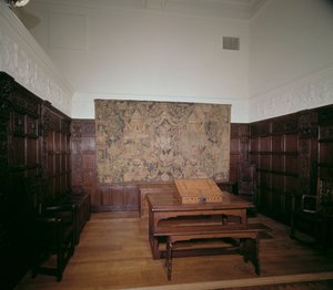 Utstillingsrom med panel på Victoria and Albert Museum av Unbekannt Unbekannt
