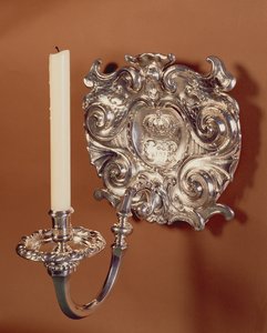 Sconce, enkelt lys, i anglo-nederlandsk stil i restaureringsperioden. 1668-90 av Unbekannt Unbekannt