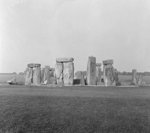 Stonehenge (bw-bilde) av Unbekannt Unbekannt