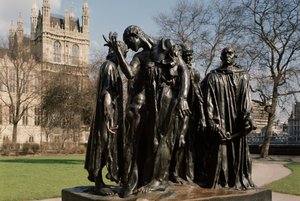 The Burghers of Calais, av Auguste Rodin (1840-1917) fullført innen 1888