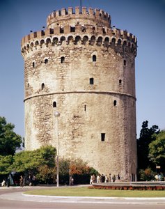 Det hvite tårnet, bygget under regjeringen til Suleiman den storslåtte (1520-66) av Unbekannt Unbekannt