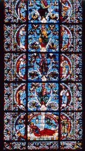 Tree of Jesse (nedre halvdel, detalj) av Unbekannt Unbekannt