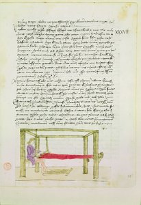 Veving av silke fra Precetti dellArte Della Seta (Regler for Silk Guild) av Unbekannt Unbekannt