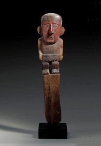 En figurtusj i Chimu-tre, ca. 1100-1400 av Unbekannt