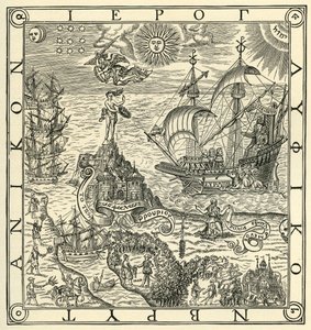 En hieroglyfisk over Storbritannia av Unbekannter Künstler