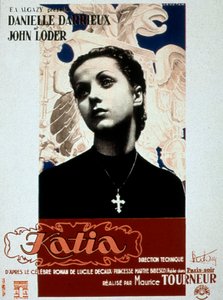 Plakat av filmen Katia av MauriceTourneur med Danielle Darrieux 1938 av Unbekannt