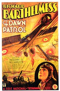 Dawn Patrol filmplakat THE DAWN PATROL regissert av HowardHawks med Richard Barthelmess av Unbekannt