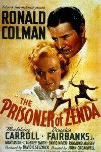 Plakat for filmen The Prisoner of Zenda av JohnCromwell med Madeleine Carroll og Douglas Fairbank Jr 1937 av Unbekannt
