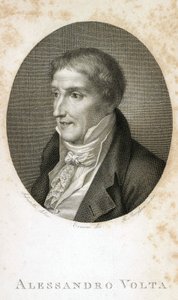 Alessandro Volta (comte Alessandro Giuseppe Anastasio Volta av Unbekannt