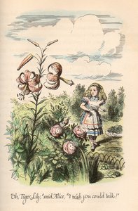 Alice in Wonderland & Through the Looking Glass, av Lewis Carroll, illustrert av John Tenniel av Unbekannt