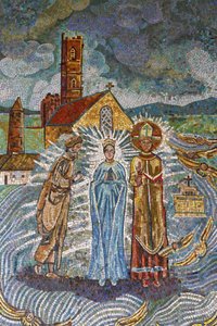 Kunngjøringsbasilika: Irsk mosaikk, Nasaret, Israel av Unbekannt