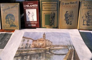 Antiker Handelsmarkt, Naviglio Grande, Mailand, Lombardei, Italien