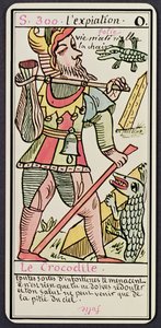 Soning, tarotkort, fransk av Unbekannt