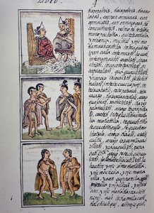 Aztec Society, Book IV of Florentine Codex, Tospråklig versjon på spansk og Nahuatl, General History of Things of New Spain, Aztec sivilisasjon av William M. Timlin