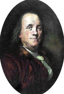Benjamin Franklin av Unbekannter Künstler