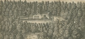 Boscobel House: gravering, og [1600-tallet] av Unbekannt