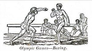 Boksere i gamle olympiske leker av Unbekannt