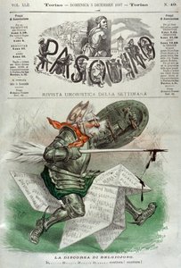 Karikatur Cavallotti von 